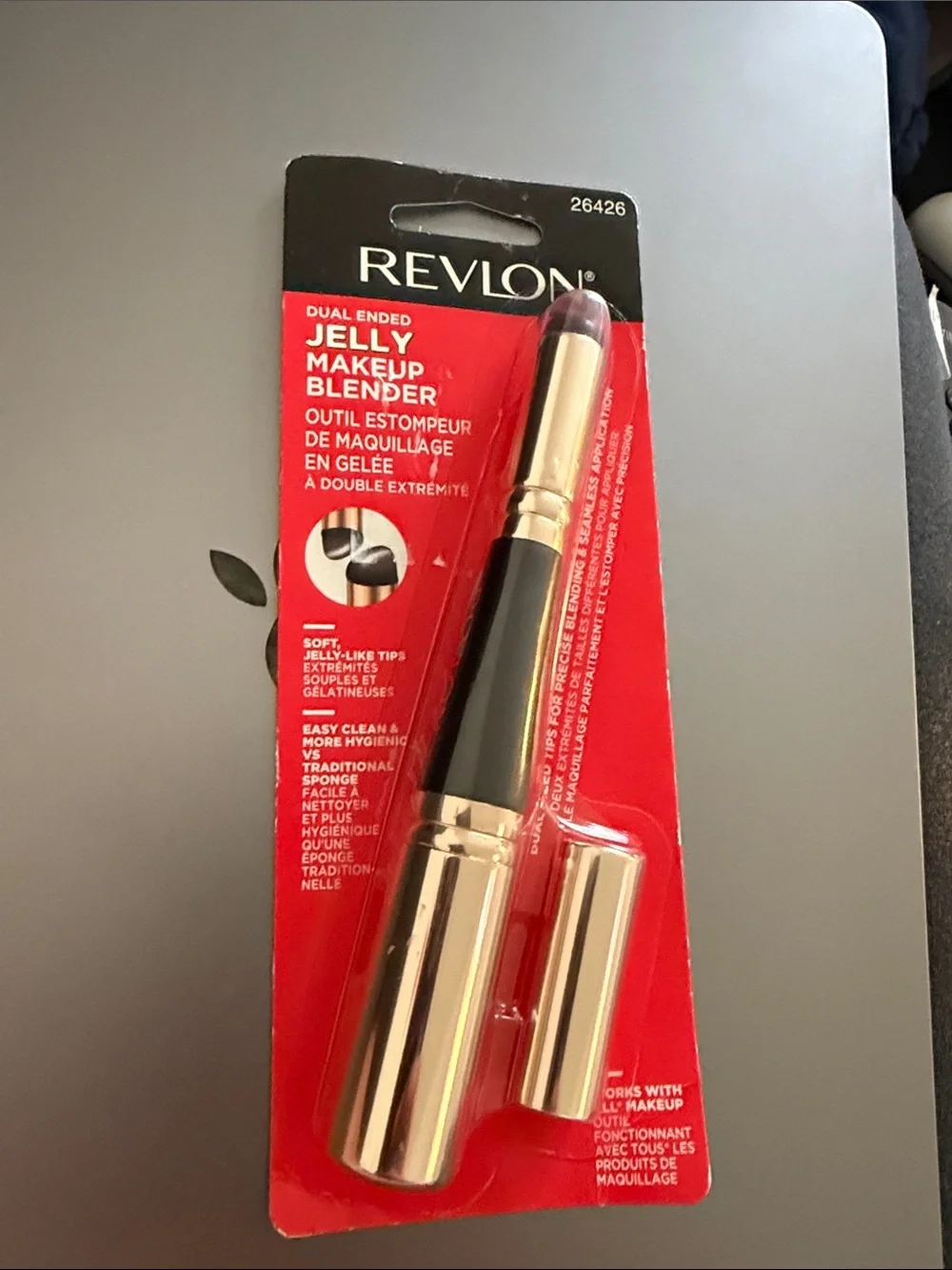 Revlon Dual-Ended Jelly Makeup Blender - Gold & Black